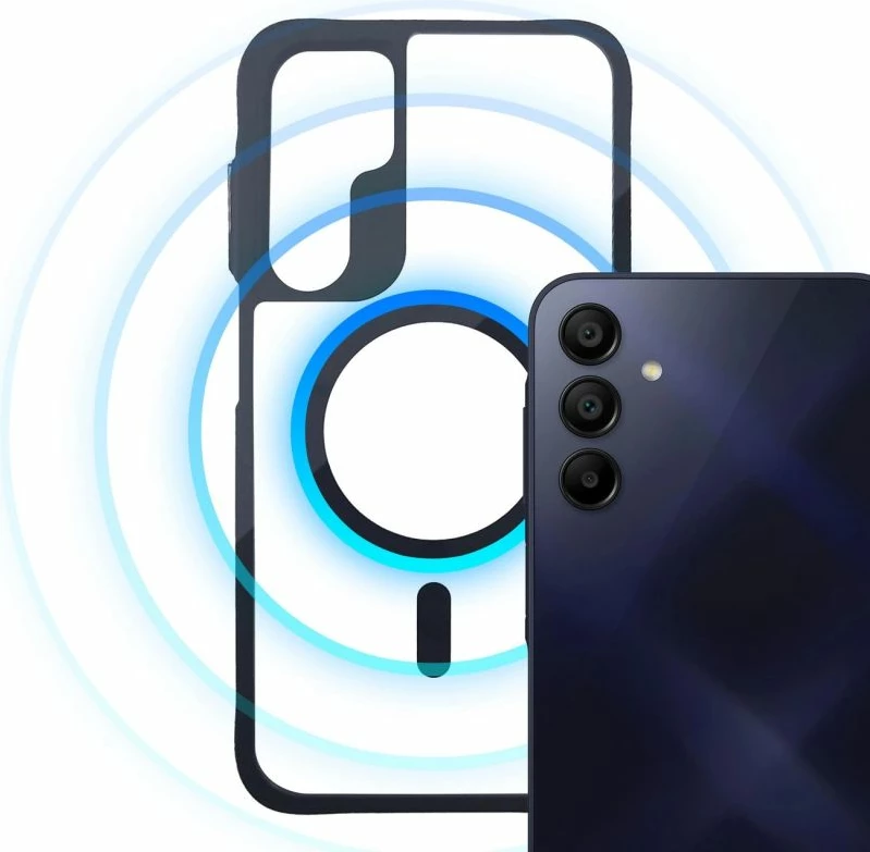 Kapak telefoni 3mk Satin Armor MagCase për Samsung Galaxy A15 5G, transparent