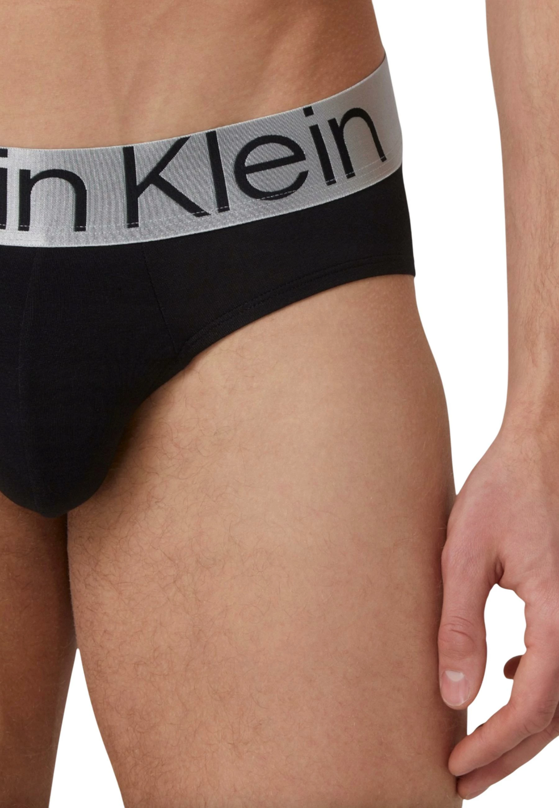 Të brendshme për meshkuj Calvin Klein Underwear 000NB3129A, të zeza/argjendi [Madhësia: S]