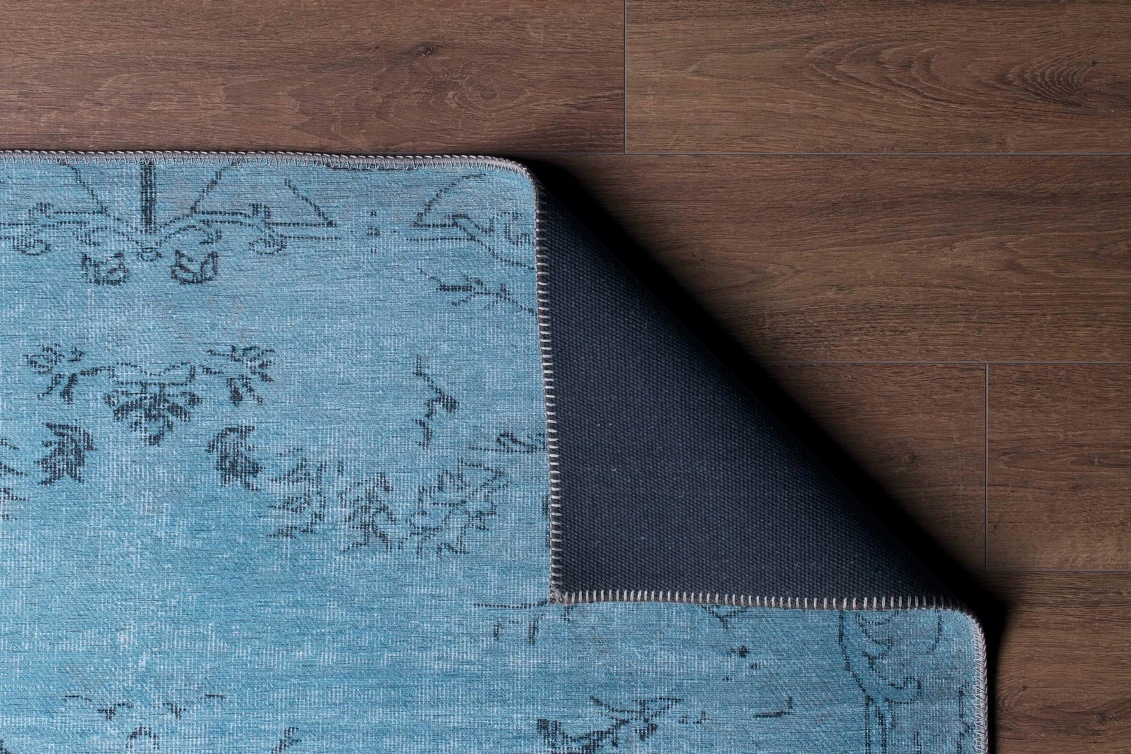 Qilim Conceptum Hypnose, Dorian Chenille, blu, 210x310cm