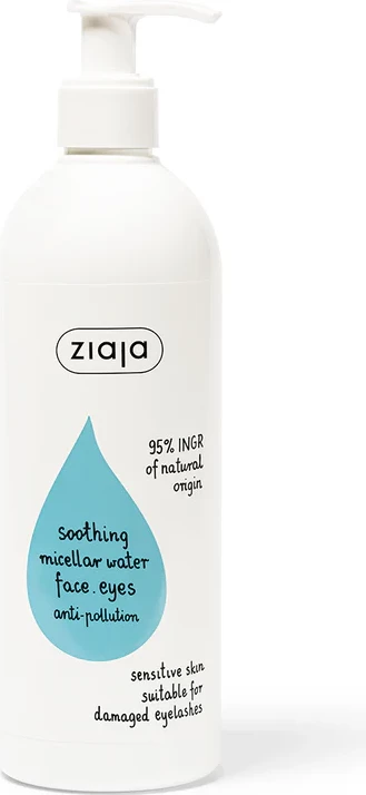 Ujë micelar qetësues Ziaja 390 ml