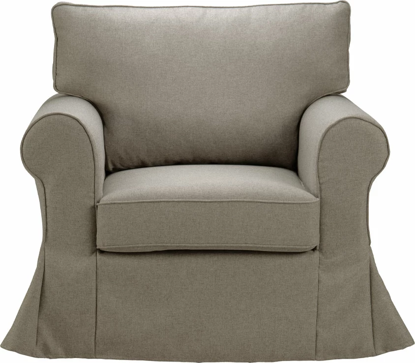 Fotelje ASHLEY me mbulesë të heqshme, ngjyrë kafe e çelët, 97x85x95