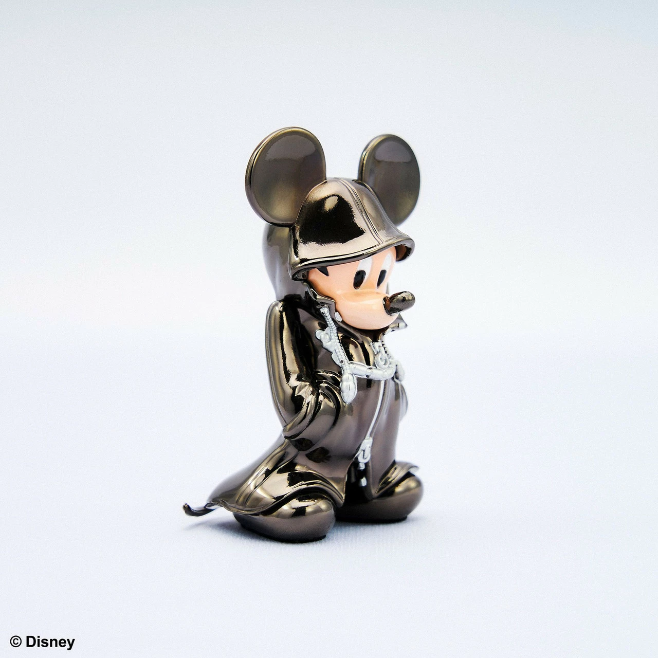 Figurinë koleksionuese Square Enix Bright Arts Gallery King Mickey (Kingdom Hearts II), die-cast metal, argjendtë metalike