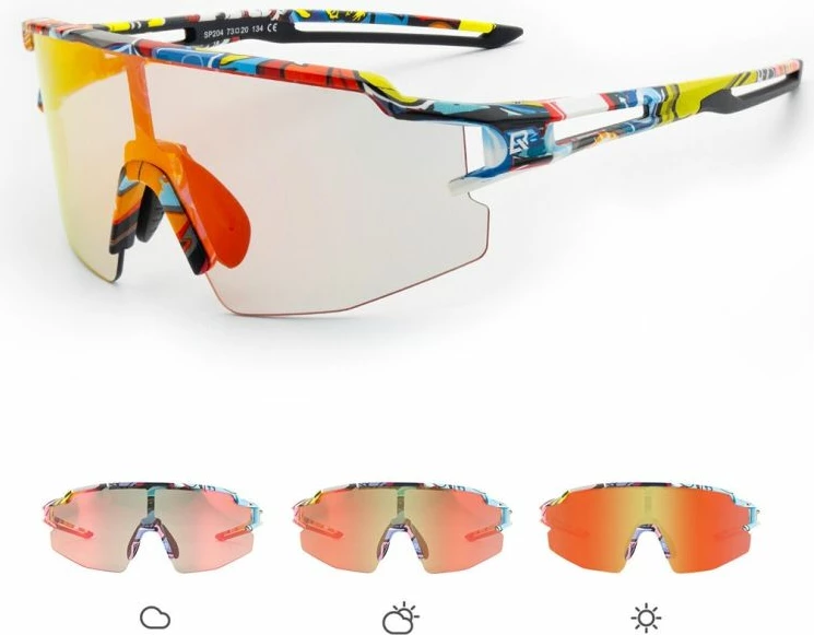 Syze sportive Rockbros unisex, të kuqe