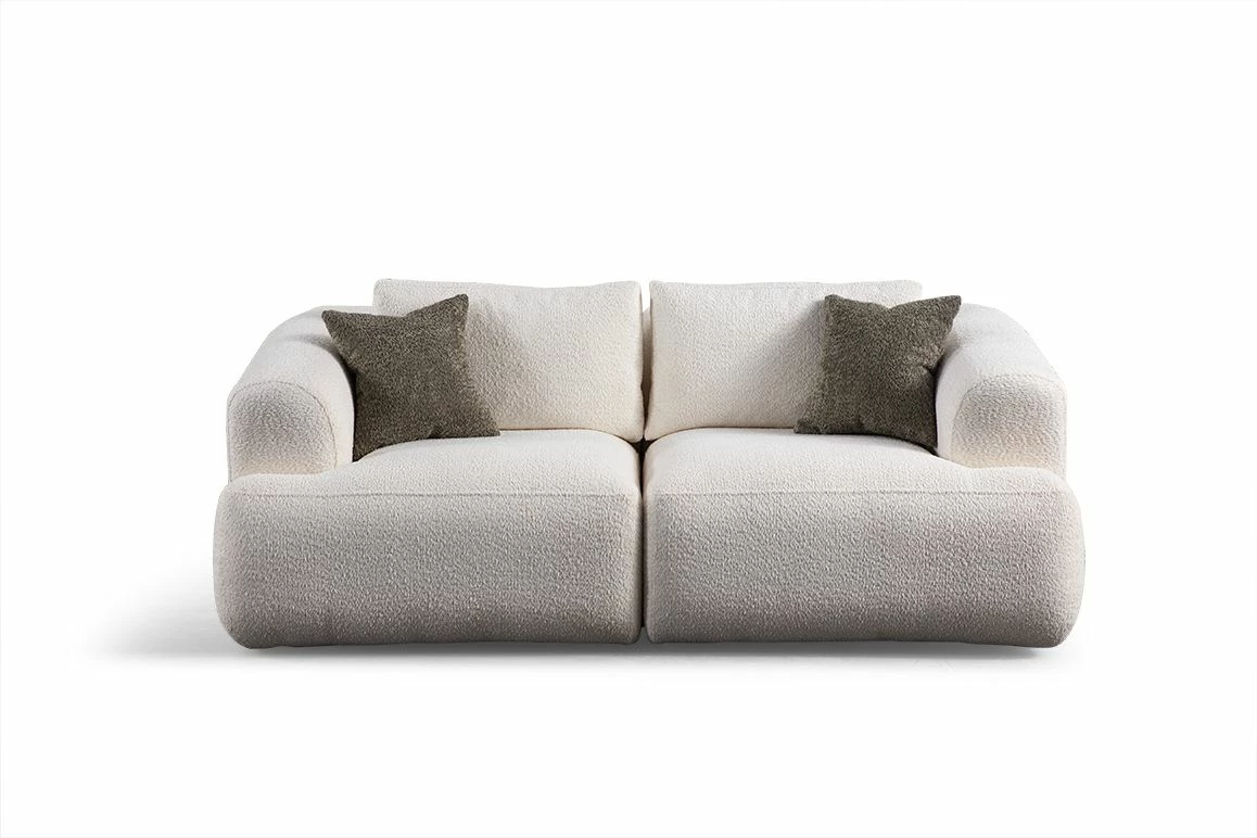 Divan dy ulëshe Atelier del Sofa, Sofia (L1 + 1R), i bardhë