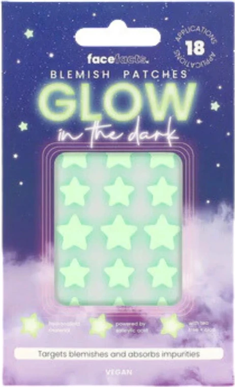 Face Facts Glow in the Dark Stars Blemish Patches