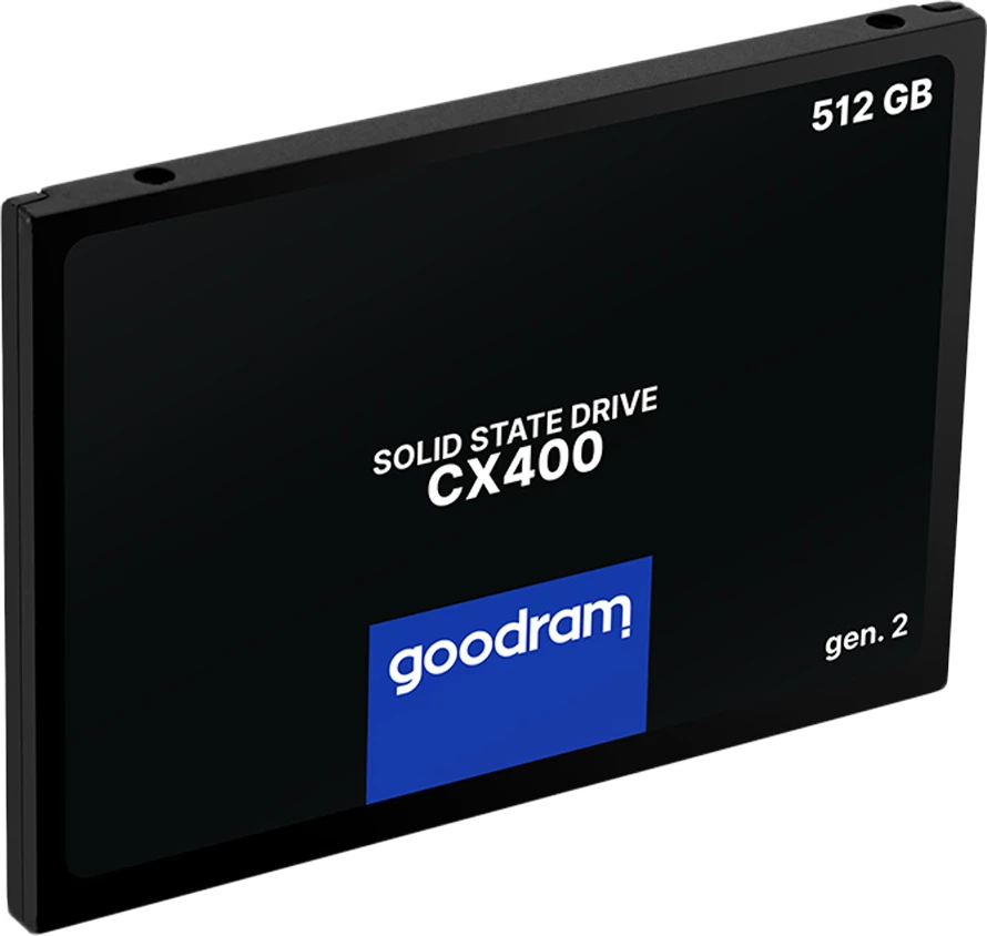 SSD GOODRAM CX400 Gen.2 512GB 2.5" SATA III, e zezë
