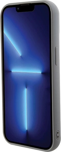 Mbështjellës Guess Sequin Script Metal për iPhone 15, argjend