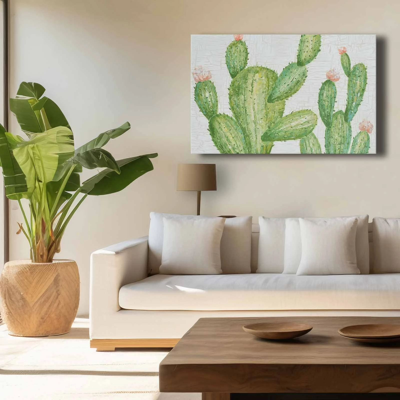 Pikturë dekorative në kanavacë, shumëngjyrëshe, 45x70cm, Wallity 4570softc-009