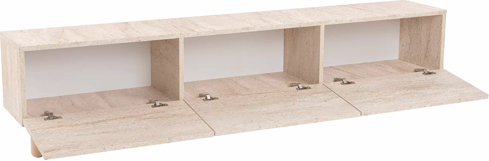 Komodë TV Skye Decor, ngjyrë travertine, Alvin
