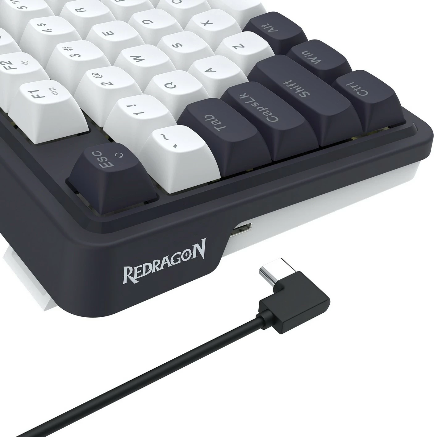 Tastierë mekanike Redragon Ucal Max K673WB-RGB-M, 75%, RGB, wireless, e bardhë