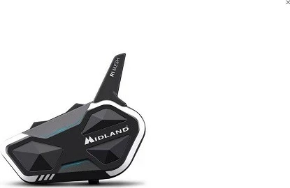 Interkom për motoçikletë Midland R1 MESH SINGLE, i zi