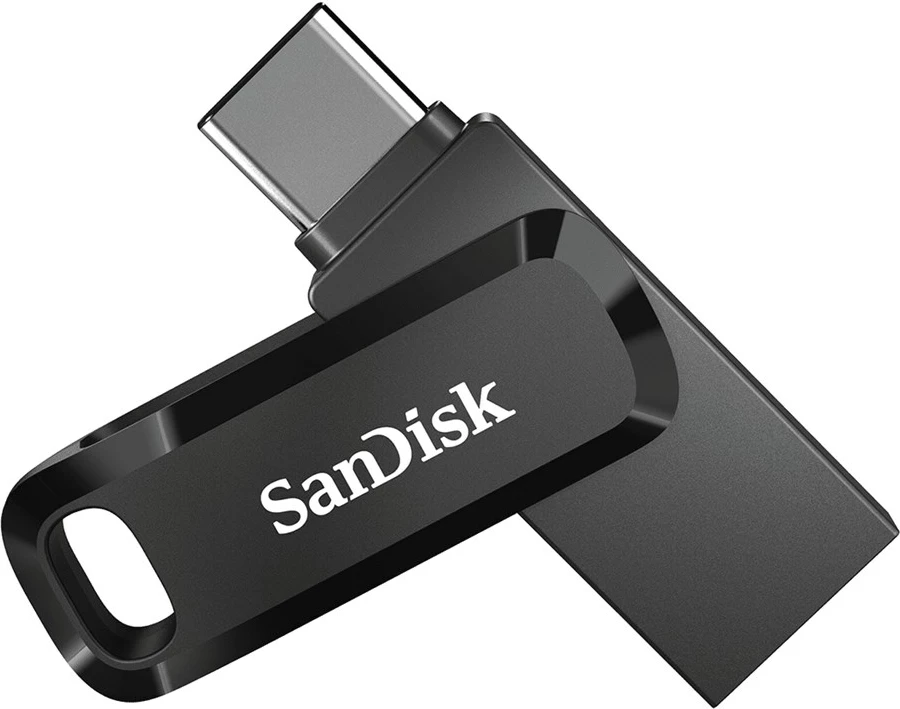 USB SanDisk Ultra Dual Drive Go, Type-A/USB Type-C 3.2, 32GB, e zezë