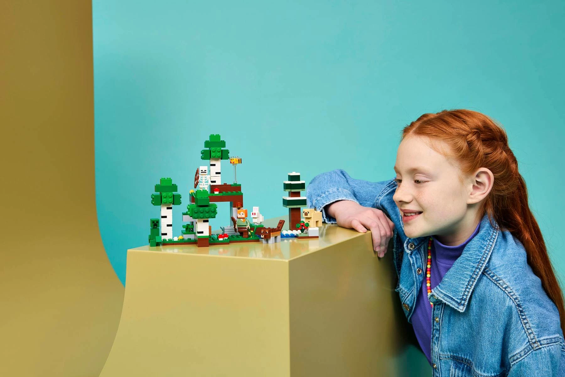 Set LEGO Minecraft LEGO First Night Adventure 21593, 301 pjesë (8+)