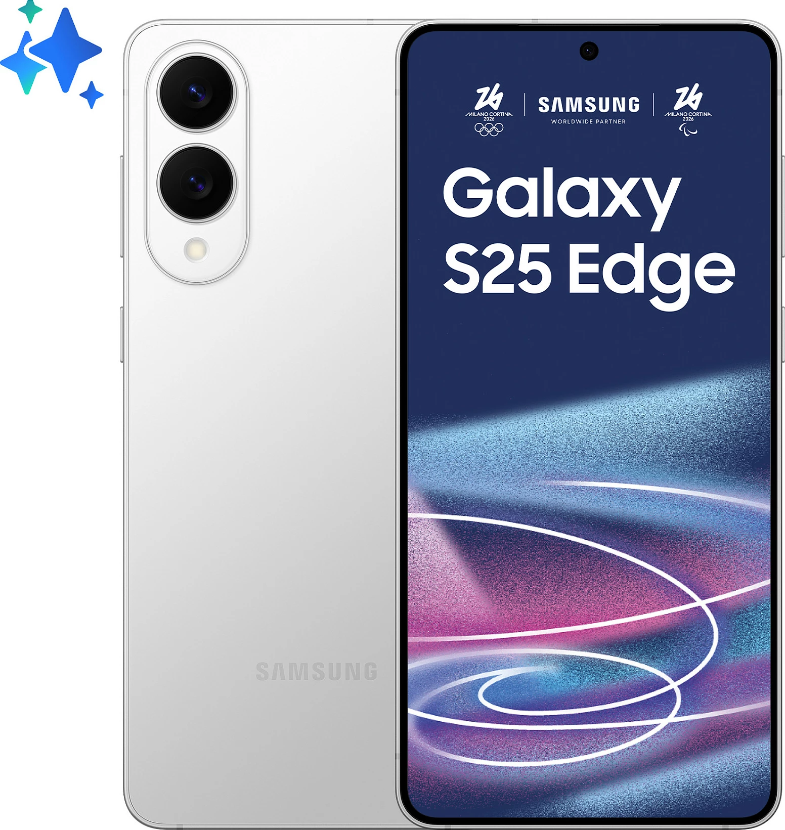 Celular Samsung Galaxy S25 Edge, 12GB RAM 256GB, 6.7" 200MP, Android 15, Titanium Silver