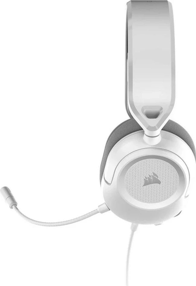 Kufje Corsair HS35 Stereo V3, Jack 3.5mm, mikrofon i çmontueshëm, të bardha