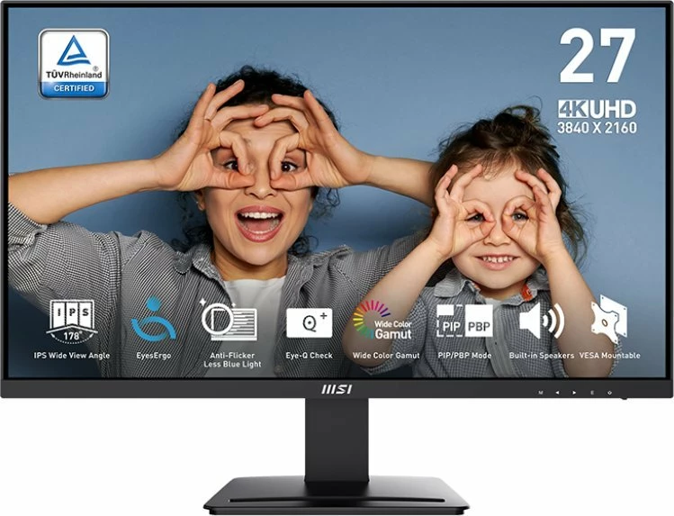 Monitor MSI PRO MP273U 27\" UHD 4K IPS 60Hz 4ms, i zi