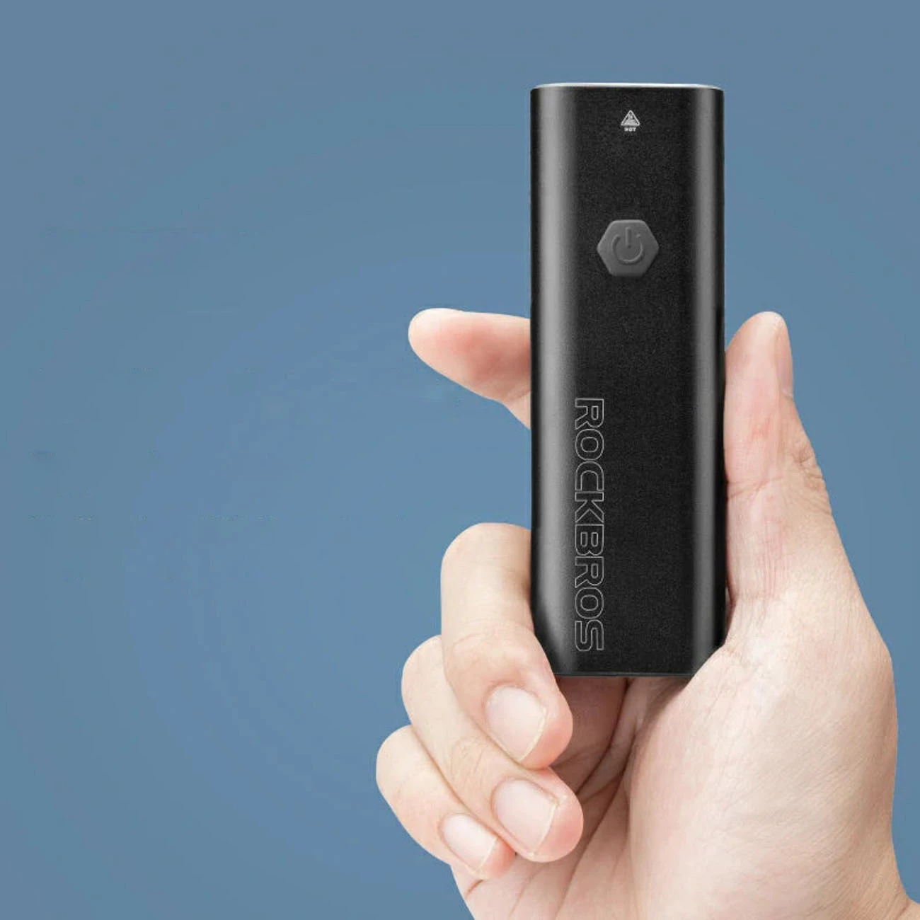 Dritë e përparme biciklete Rockbros RHL400 400lm, 2000mAh, USB-C, IPX6, e zezë