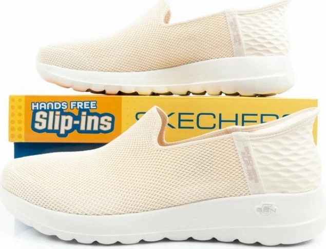 Atlete për femra Skechers, bezhë
