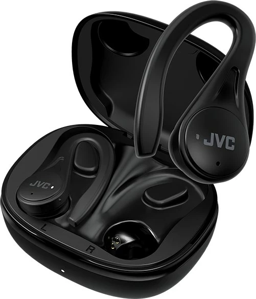Kufje JVC HA-EC25T, True Wireless, Bluetooth 5.1, Ear-hook, të zeza