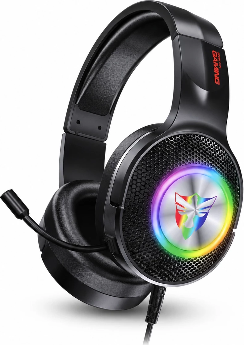 Kufje Gaming G615 me Mikrofon dhe Ndricim RGB