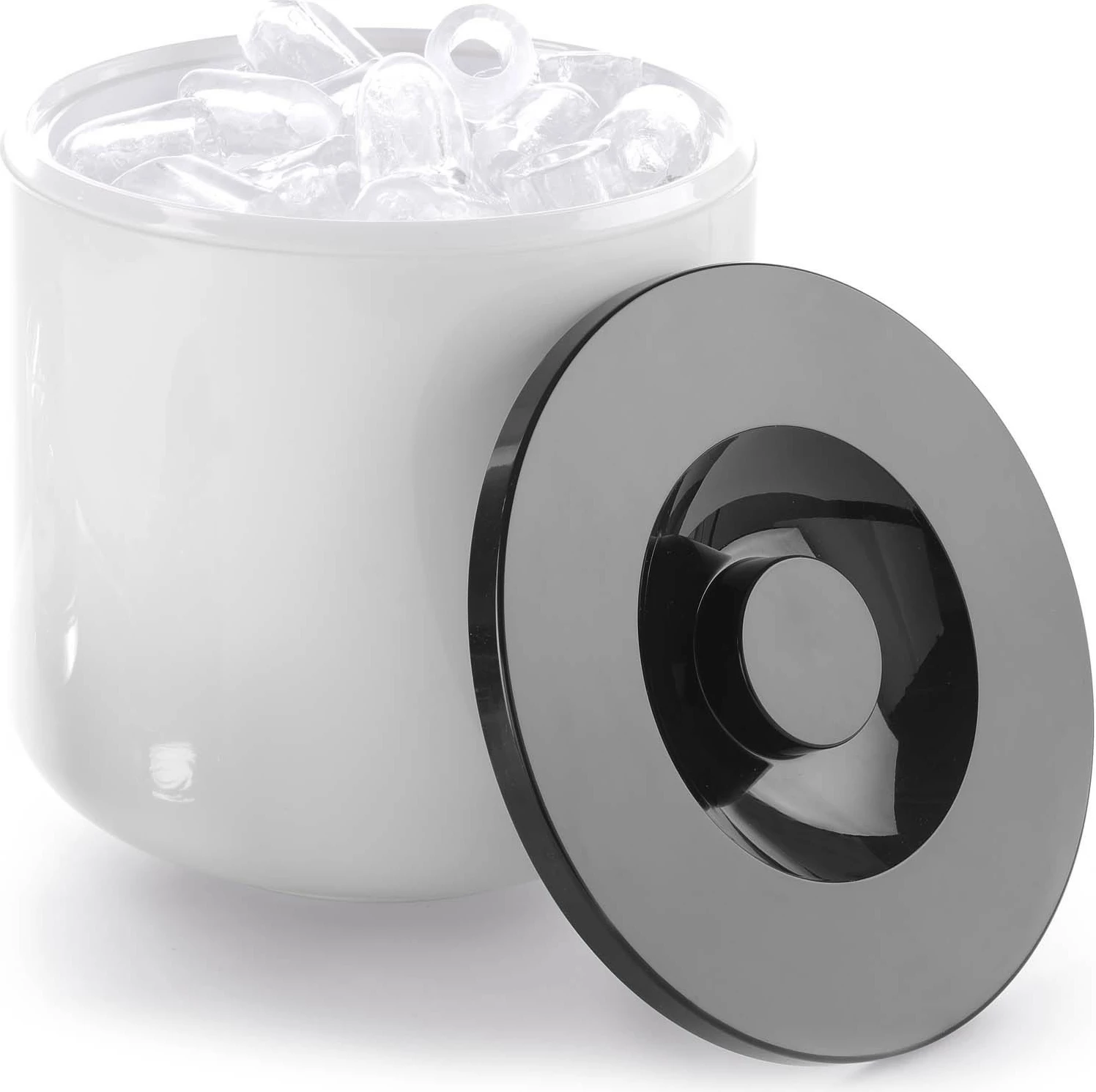 Kovë akulli Bar Up, 5 L, mure të dyfishta, Ø190 x 200 mm, Opal®, e bardhë