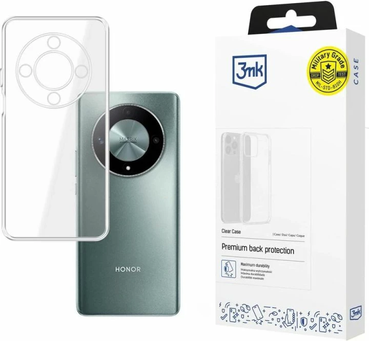 Mbrojtëse telefoni 3mk Protection Clear Case për Honor Magic6 Lite 5G, transparente