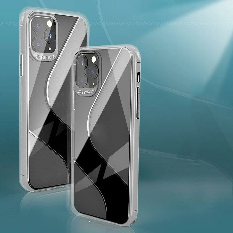 Mbështjellës Hurtel S-Case fleksibël për Huawei P40 Lite E, Transparent