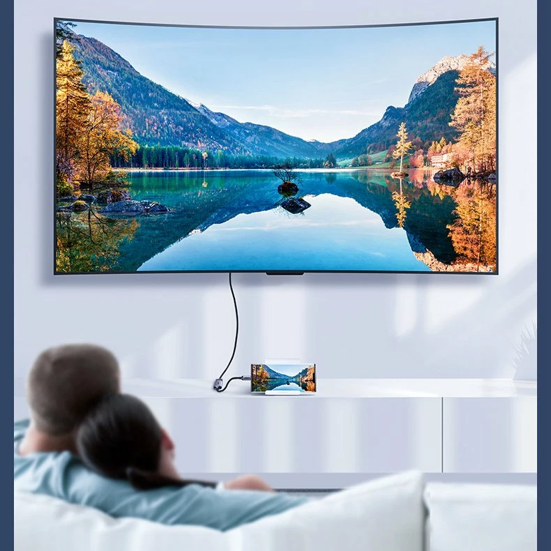 Adapter Ugreen USB Type C në HDMI 2.0, 4K @ 60 Hz, Thunderbolt 3, Gri