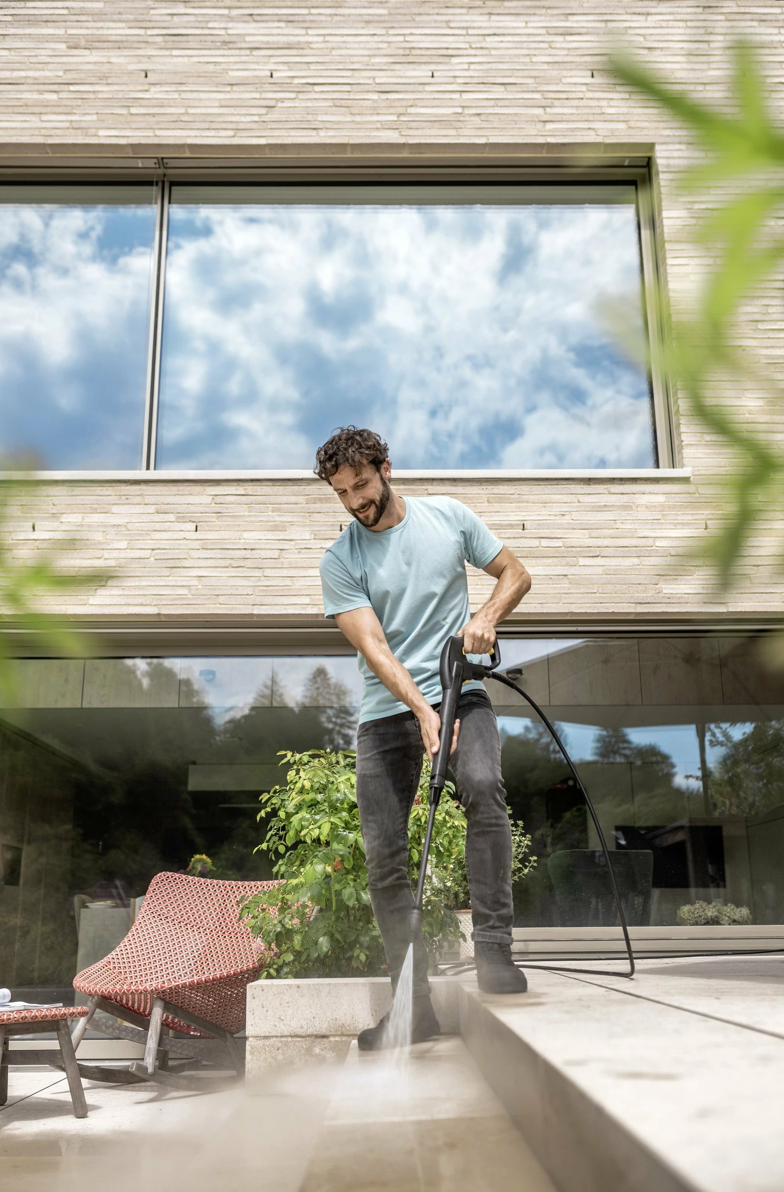 Pastrues me presion Karcher K 7 WCM FJ Home BB (1.317-403.0) 180 bar 3 kW 600 l/h zorrë 10 m, verdhë/zi, set Home