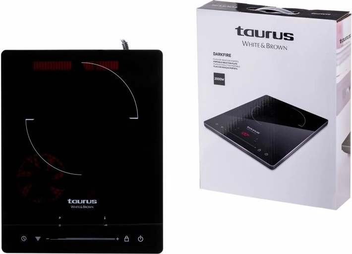 pllakë induksioni taurus Darkfire, e zezë