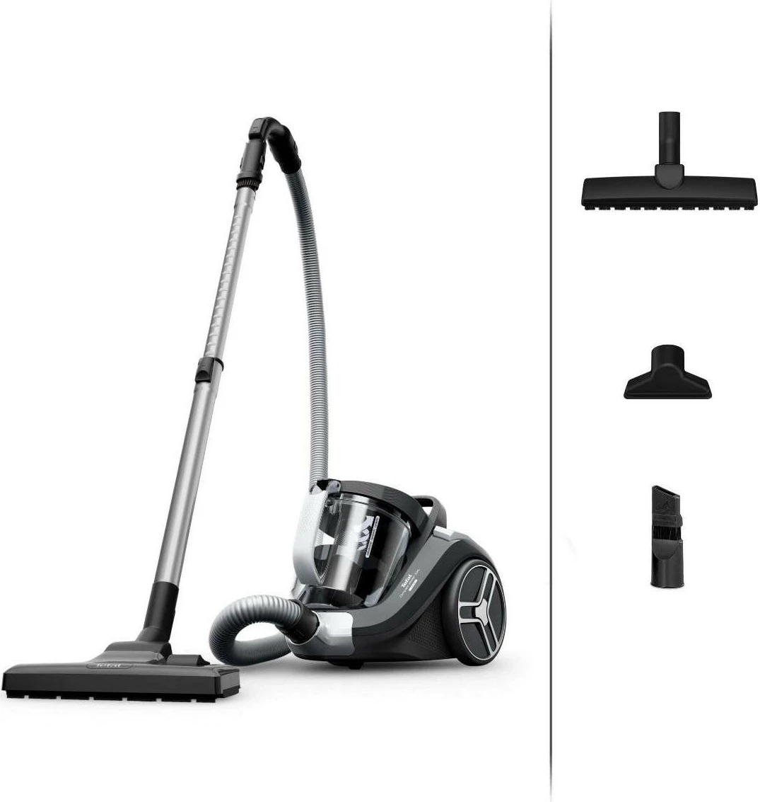 Fshesë me korrent Tefal Compact Power XXL TW4B36, 2.5L, 900W, e zezë