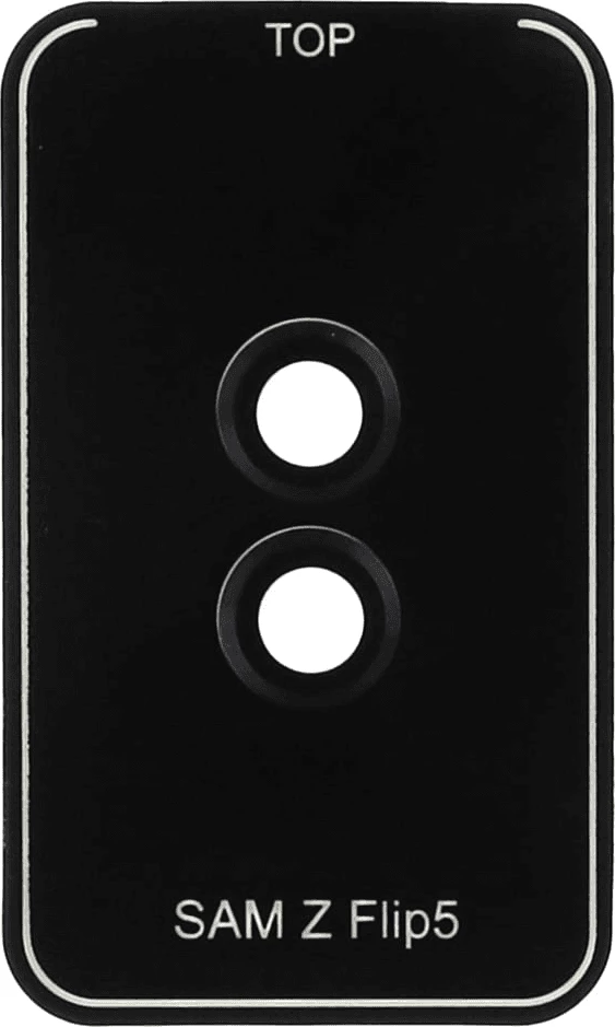 Xham mbrojtës për lente kamere 3MK Lens Pro për Samsung Galaxy Z Flip 5, 9H, transparent, 1 copë