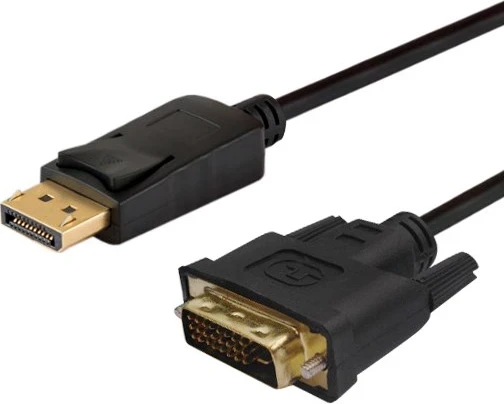 Kabllo Savio CL-106, DisplayPort DVI, 1.8 m, e zezë