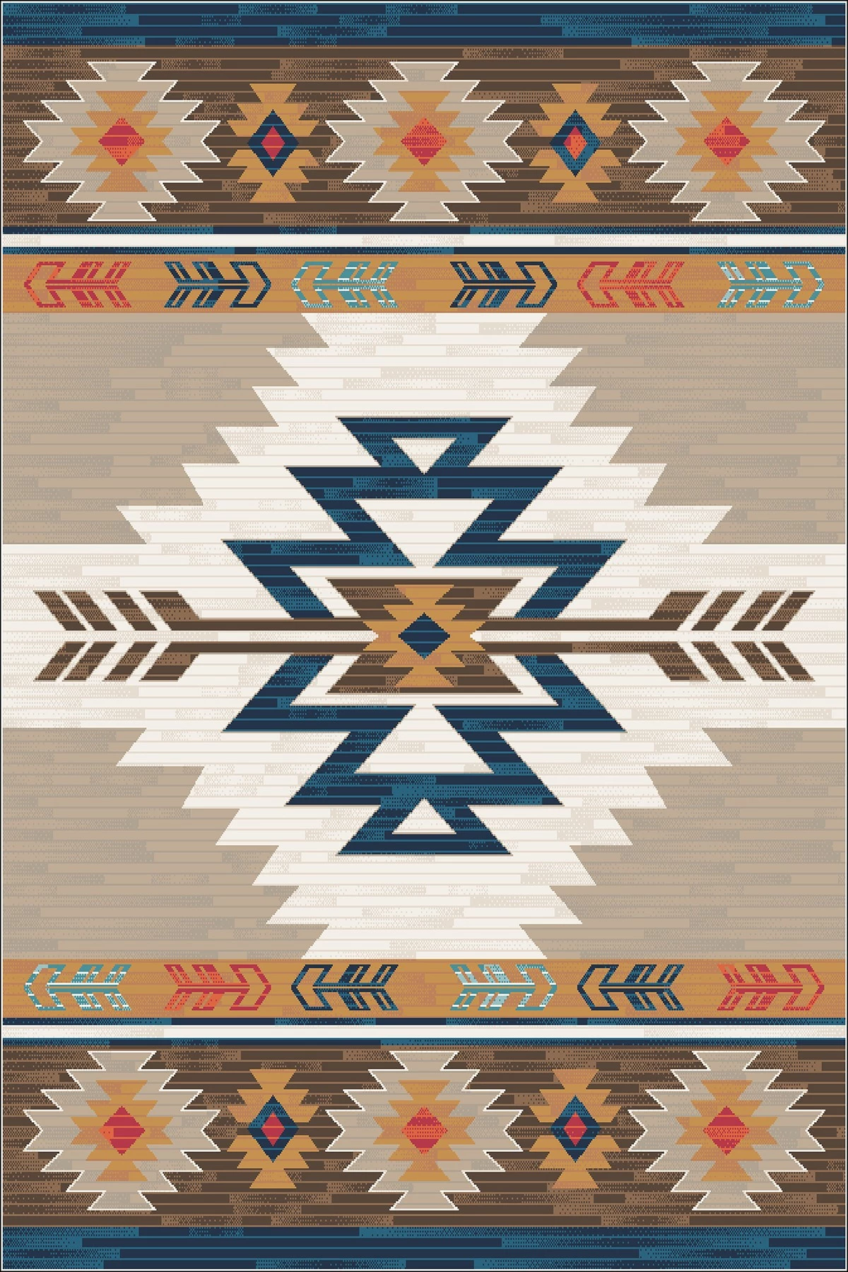 Qilim korridori, shumëngjyrësh, Conceptum Hypnose CT-1238, 80x150cm