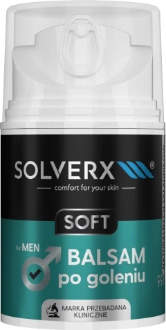 Balsam pas rrojës për meshkuj SOLVERX Soft, 50ml