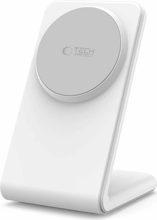 Karikues wireless Tech-Protect QI15W-A38 me MagSafe, i bardhë