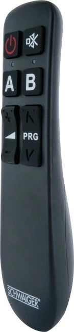 Telekomandë universale Schwaiger UFB1000, 8 taste, IR wireless, e zezë