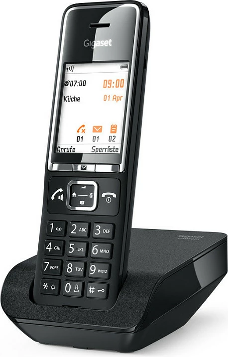 Telefon fiks pa kabllo Gigaset COMFORT 550, ekran 2.2", speakerphone, 200 kontakte, Caller ID, i zi