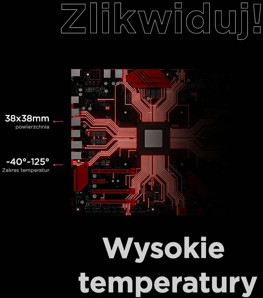 Pad termik Rampage XTP-001 38x38mm 0.2mm 22.5W/mK, gri, 1 copë