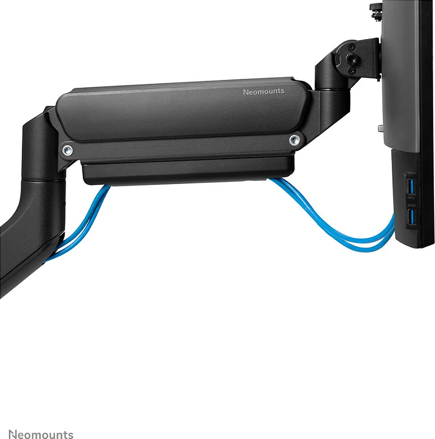 Krah monitori Neomounts DS70-450BL1, gas spring, 17-42 inç, 15 kg, e zezë