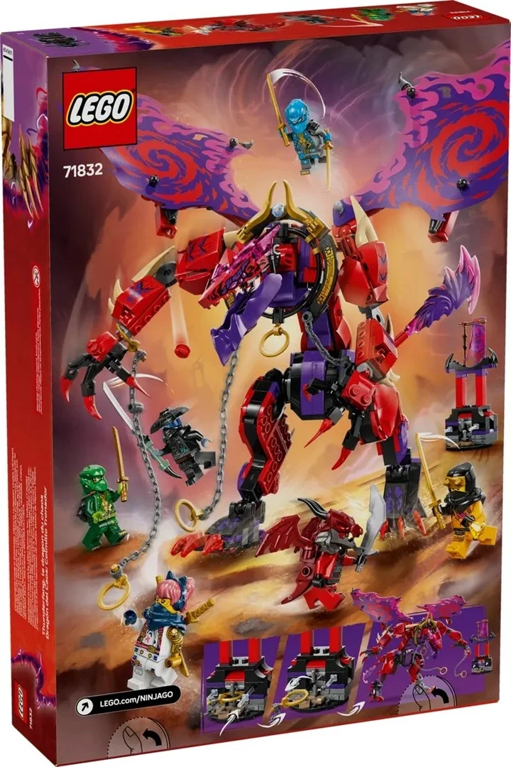 Lego NINJAGO 71832 Thunderfang Dragon of Chaos