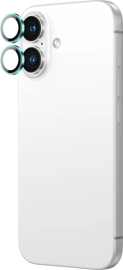 Mbrojtës kamerë AmazingThing AR Aluminum 2 Lens Glass me kornizë për iPhone 16 / 16 Plus, Gjelbër