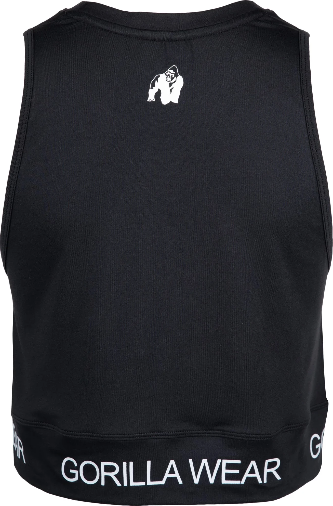 Colby Cropped Tank Top - Black