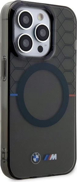 Mbështjellës BMW Pattern MagSafe për iPhone 13 Pro / 13, Gri