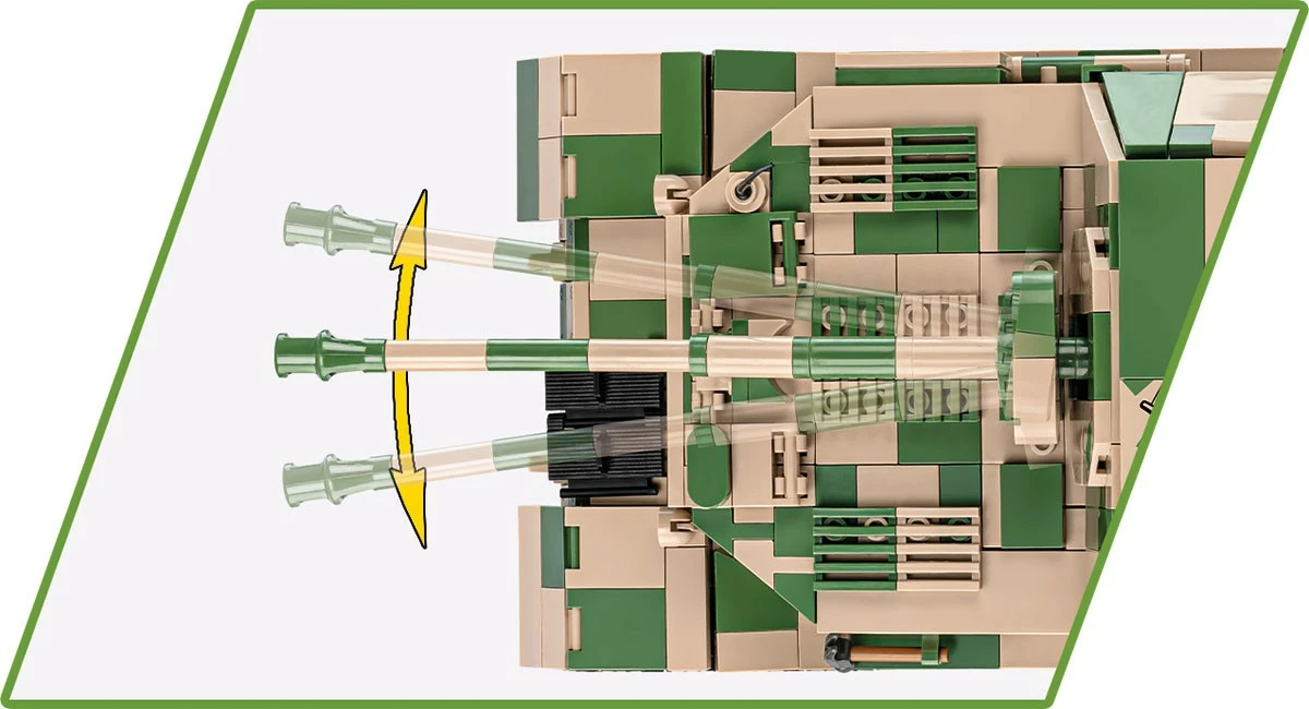 Set blloqesh Cobi Klocki Sd.Kfz. 184 Ferdinand, 1268 pjesë, Historical Collection, Kamuflazh