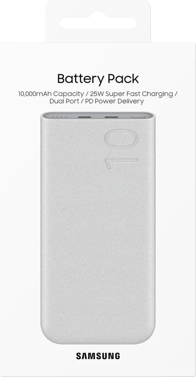 Powerbank Samsung EB-P3400XUE 10000mAh, 2x USB-C, 25W, bezhë
