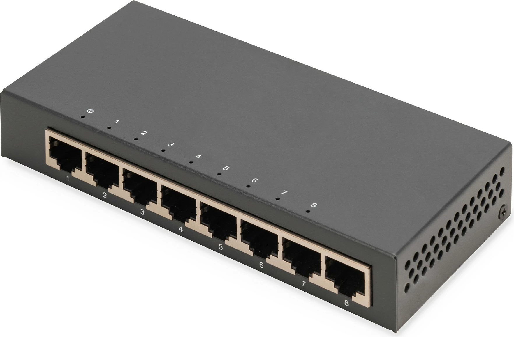 Switch Digitus 8-Port Gigabit Ethernet, fanless, metal, i zi