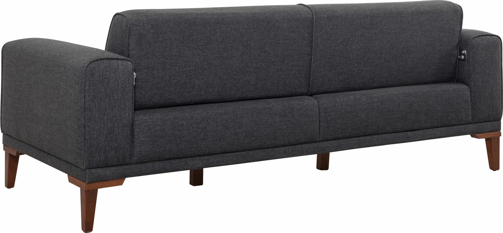 Set divan-krevat, karrige dhe tavolinë anësore, ngjyrë antracit, Liones 1053