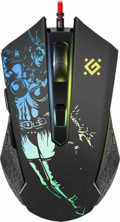 Maus gaming DEFENDER për të dy gjinitë, i zi