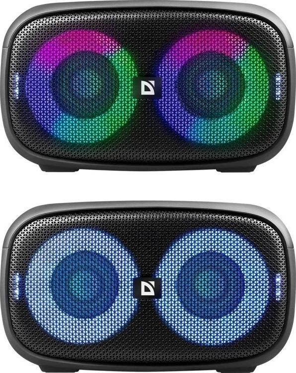 Boks Bluetooth defender Q5, 20W, LED, BT 5.3, FM, USB, TWS, Zi